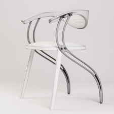 Chair Metal &Wood