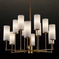 GRAMERCY HOME - CLARENCE CHANDELIER CH074-12-BRS