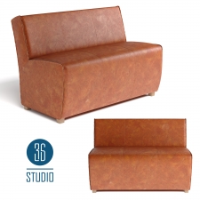Кожаный диван для кухни model С637 от Studio 36