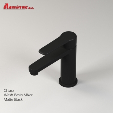 Wash basin mixer CHIARA BLACK MATTE