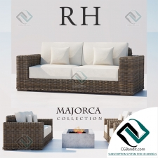 Диван Sofa RH RATTAN