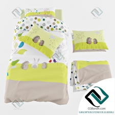 Детская кровать Children's bed Bed linen 04