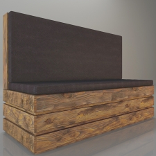 Pallet Sofa Raw look