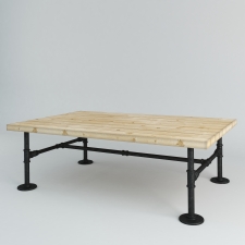 industrial coffee table