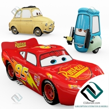 Игрушки Toys Cars Guido Lightning McQueen Luigi