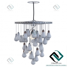 Подвесной светильник Hanging lamp Bicycle wheel