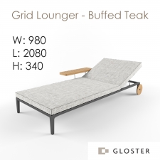 GLOSTER Grid lounger