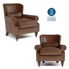 Кожаное кресло model S01701 от Studio 36