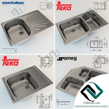 мойка металлическая metal sink