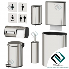 Декор для санузла Accessories for public toilet Keuco Plan