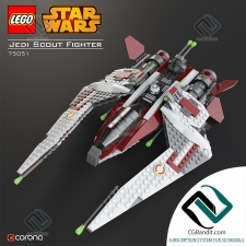 Игрушки Toys LEGO SW Jedi Scout Fighter