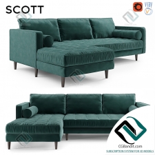 Диван Sofa Scott 4 Seater