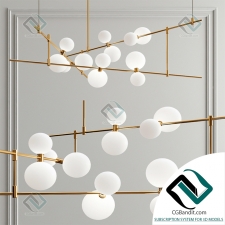 Подвесной светильник Hanging lamp ModernRail Geometric Linear Suspension