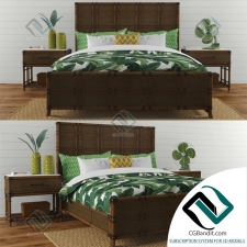 Кровать Bed Lexington Coco bay panel