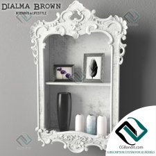 Полка Shelf Dialma Brown