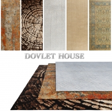 Ковры DOVLET HOUSE 5 штук (part 362)