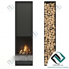 Камин Fireplace Firewood 06