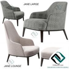 Кресло Armchair Poliform Jane Large, Lounge set