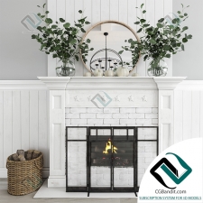 Камин Fireplace Decorative set