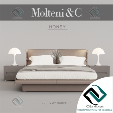 Кровать Bed Molteni&C Honey