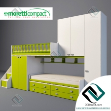 Детская кровать Children's bed Moretti Compact