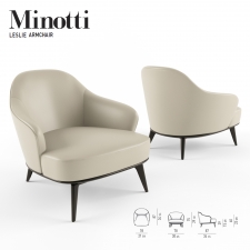 Minotti Leslie Armchair