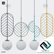 Подвесной светильник Hanging lamp Lampatron Leaf collection