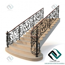 лестница кованые перила stairs wrought iron railings