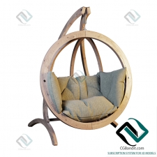 кресло Hanging rocking chair