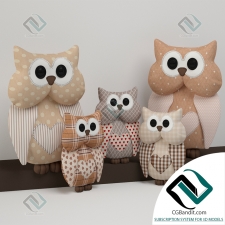 Игрушки Toys Owl textiles