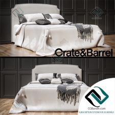 Кровать Bed Curve Queen Crate&Barrel