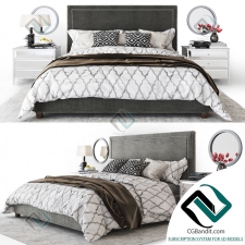 Кровать Bed Hamilton Vernon Flannel