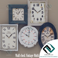 Часы Clock Kare Design Vintage Multi Nature