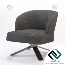 Кресло Armchair Minotti Creed Small