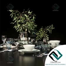 посуда dishes Table setting 26