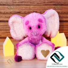 Игрушки Toys Pink elephant