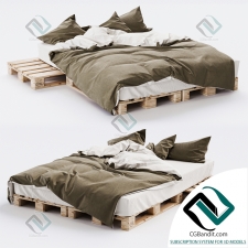 Кровать Bed Euro Pallet