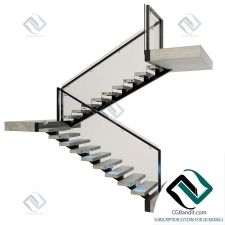 лестница бетонная металл concrete metal stairs