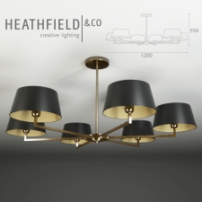 HEATHFIELD HOLT PENDANT 6 ARM