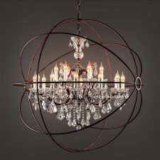 Люстра Хрустальная с гироскопом средняя, Gyro Crystal Chandelier Medium