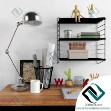 Декоративный набор Desk with accessories from Loft designe
