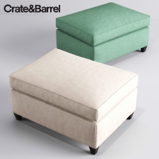 Crate And Barrel Dryden Ottoman