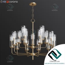 Подвесной светильник Hanging lamp Aged Brass