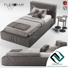 Кровать Bed FLEXTEAM SLIM ONE