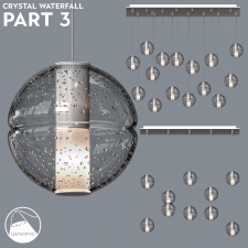 L1126 Chandeliers Crystal Waterfall Part 3