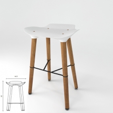 Pilot Stool Quinze & Milan