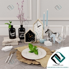 Декоративный набор Decor set CLOCK HOUSE