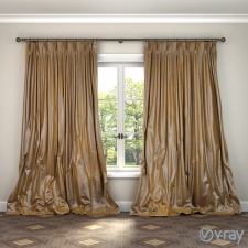 Taffeta curtains