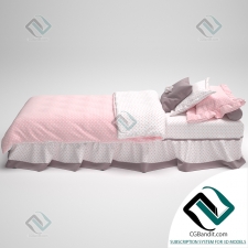 Детская кровать Children's bed Bed linen 013