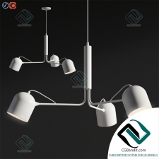 Подвесной светильник Hanging lamp Liang metal white